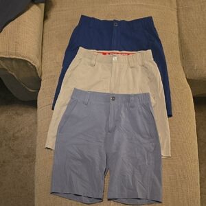 3 Pair Mens Size 30 Under Armour Drive Golf Shorts 10"